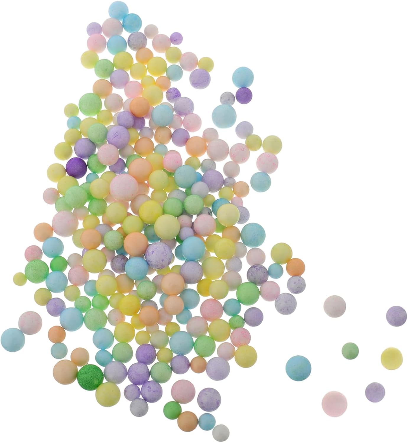 100G Colorful Foam Beads for DIY Arts Crafts Bean Bag Filling Vase Decorations Safe Foam Balls for Creative Projects and