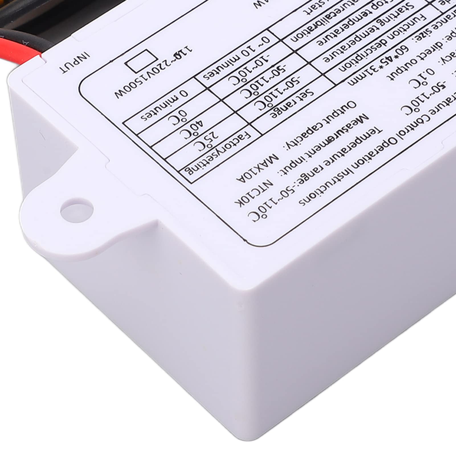 Régulateur De Température Numérique Thermostat Chauffage Interrupteur De Refroidissement Avec Sonde étanche Chauffage Refroidissement Thermostat électronique 10a(12V)