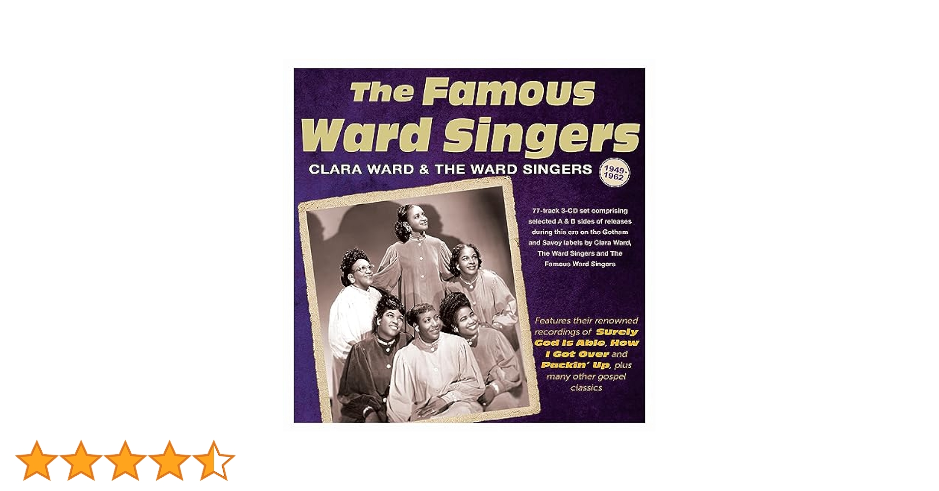 Clara Ward - The Famous Ward Singers 1949-62 - Amazon.com Music