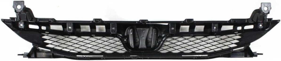 NEW Front Bumper Grille Direct Replacement for 2009-2011 Honda Civic (Partslink number HO1200198)