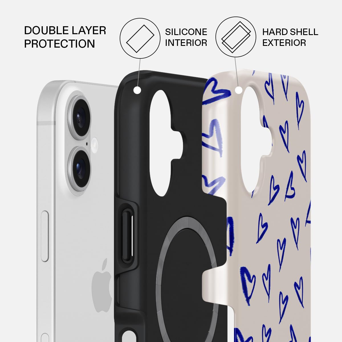 Amazon.co.jp: BURGA iPhone 17用スマホケース - かわいい、トレンディ