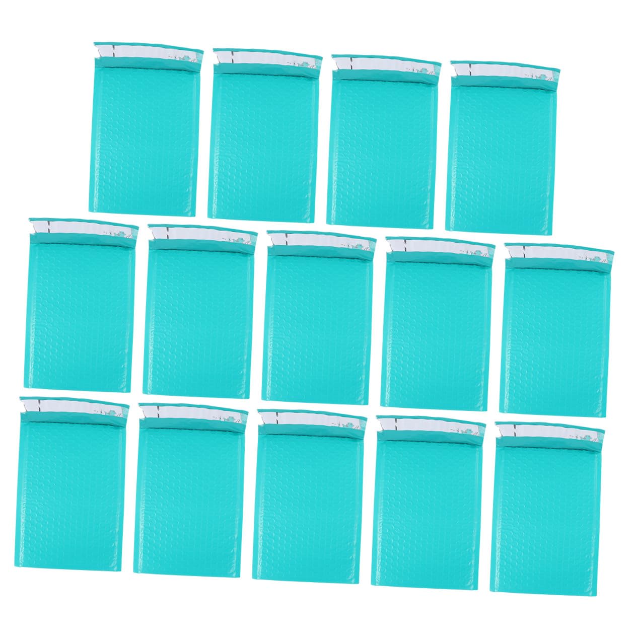 Tofficu Lot de 25 Paquet D'emballage Bulles Auto-adhésifs Verts Forêt 17,2 X 23,4 Cm Soufflet 4 Cm, Paquet Antichoc Pratiques pour Envoi Colis et Rangement Sécurisé