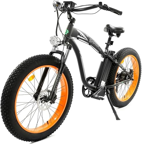 Miniatura 1 de ECOTRIC Coolboy Bicicleta eléctrica de 26 pulgadas con neumático grueso 750 W, bicicleta de montaña eléctrica de 48 V 12.5 AH extraíble de batería