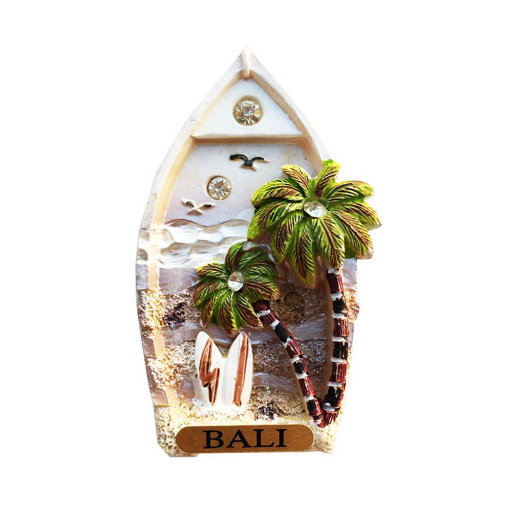 3D Bali Island Indonesia Fridge Magnet Souvenir Gift Refrigerator Decor Magnetic Sticker Collection
