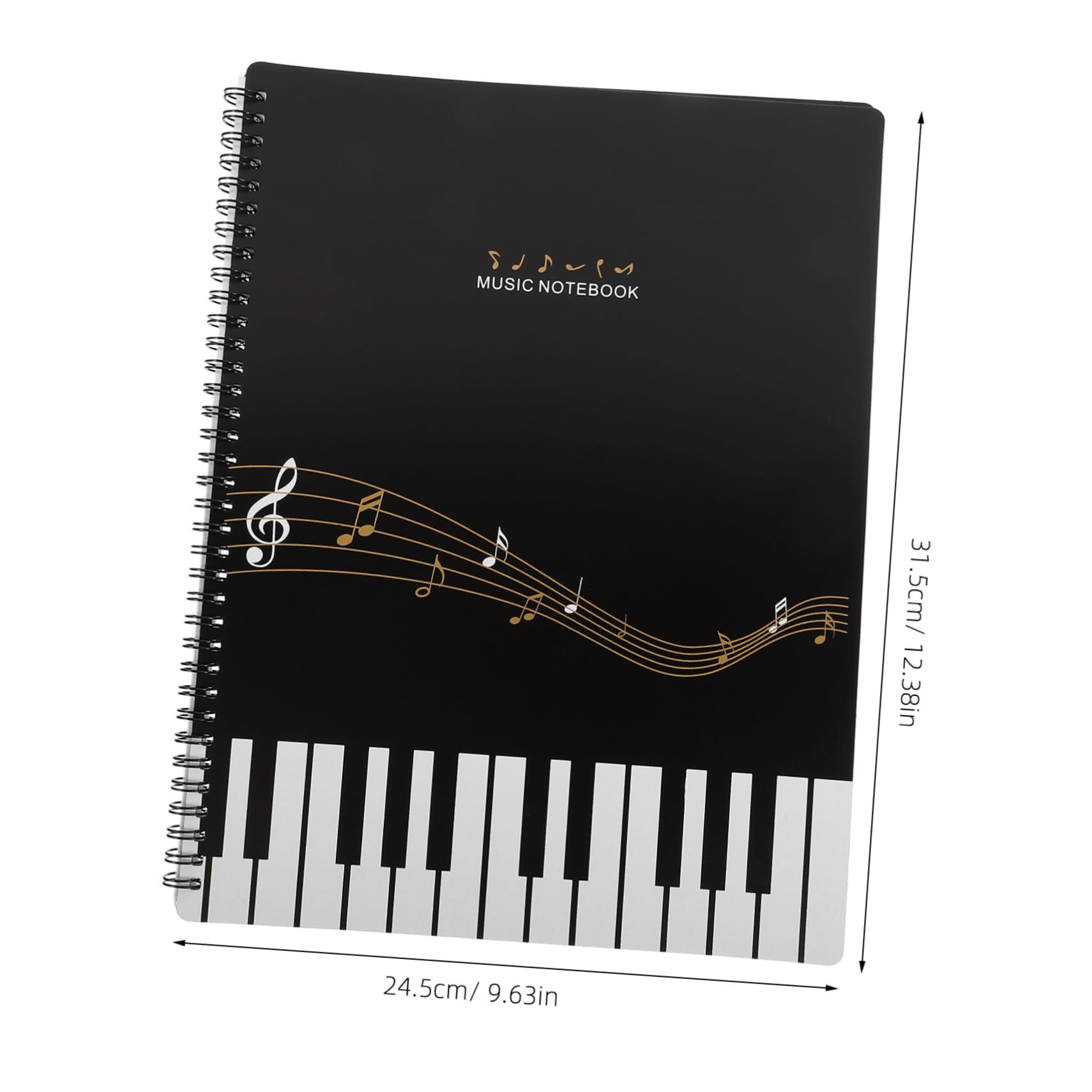 Toyvian Document Organizer Binder Transparent Insert A4 Music Paper Folder for Lessons