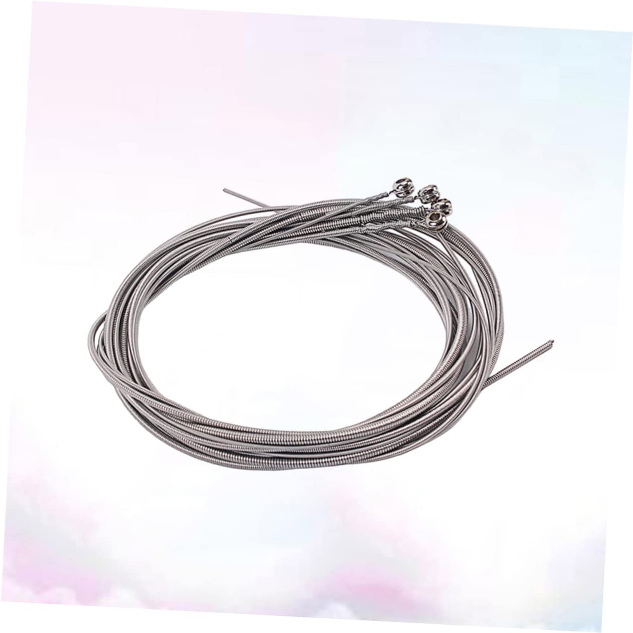 FAVOMOTO 4-piece Set of Stainless Steel Bass Strings .045 .105 Gauge Durable High Performance Ideal for Bass Guitar