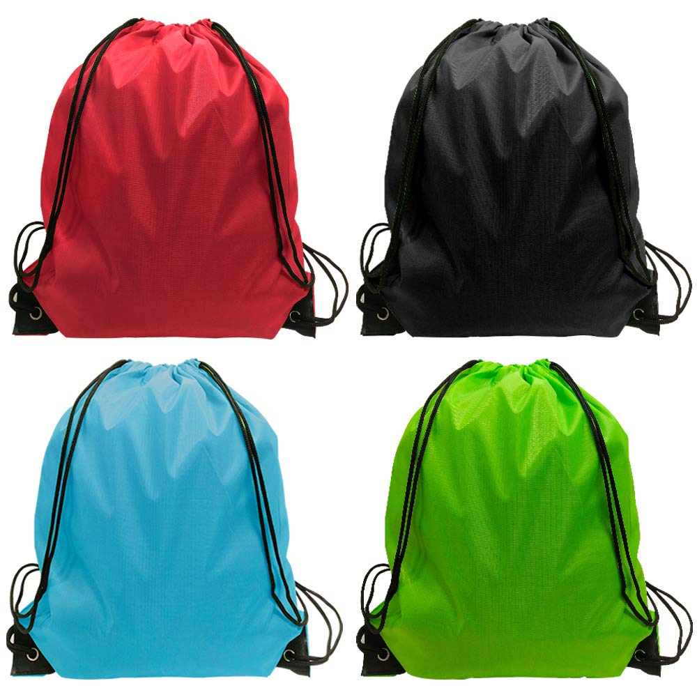 GoodtoU Drawstring Backpack Bulk- Cinch sack backpack 48 Pcs 4 Color Drawstring Bags Bulk