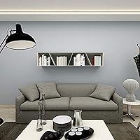 Vista 4 de PracticalWs Papel Tapiz Gris Autoadhesivo, con Película, Fácil de Aplicar, Pelar y Pegar, Papel Tapiz para Pegar, Revestimiento de Estante y Reforma