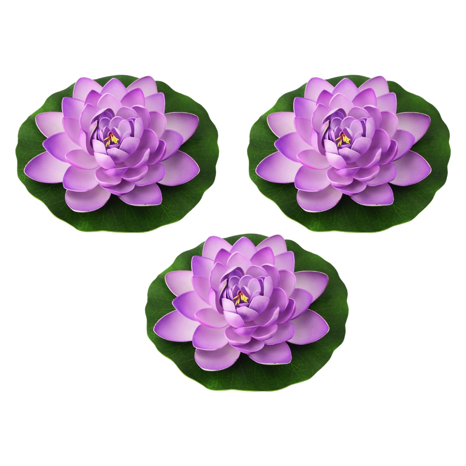 Tsophreniq Realistic Water Lilies Flower Bouquets Simulation Decors for Vase Centerpiece Floral Arrangements Faux