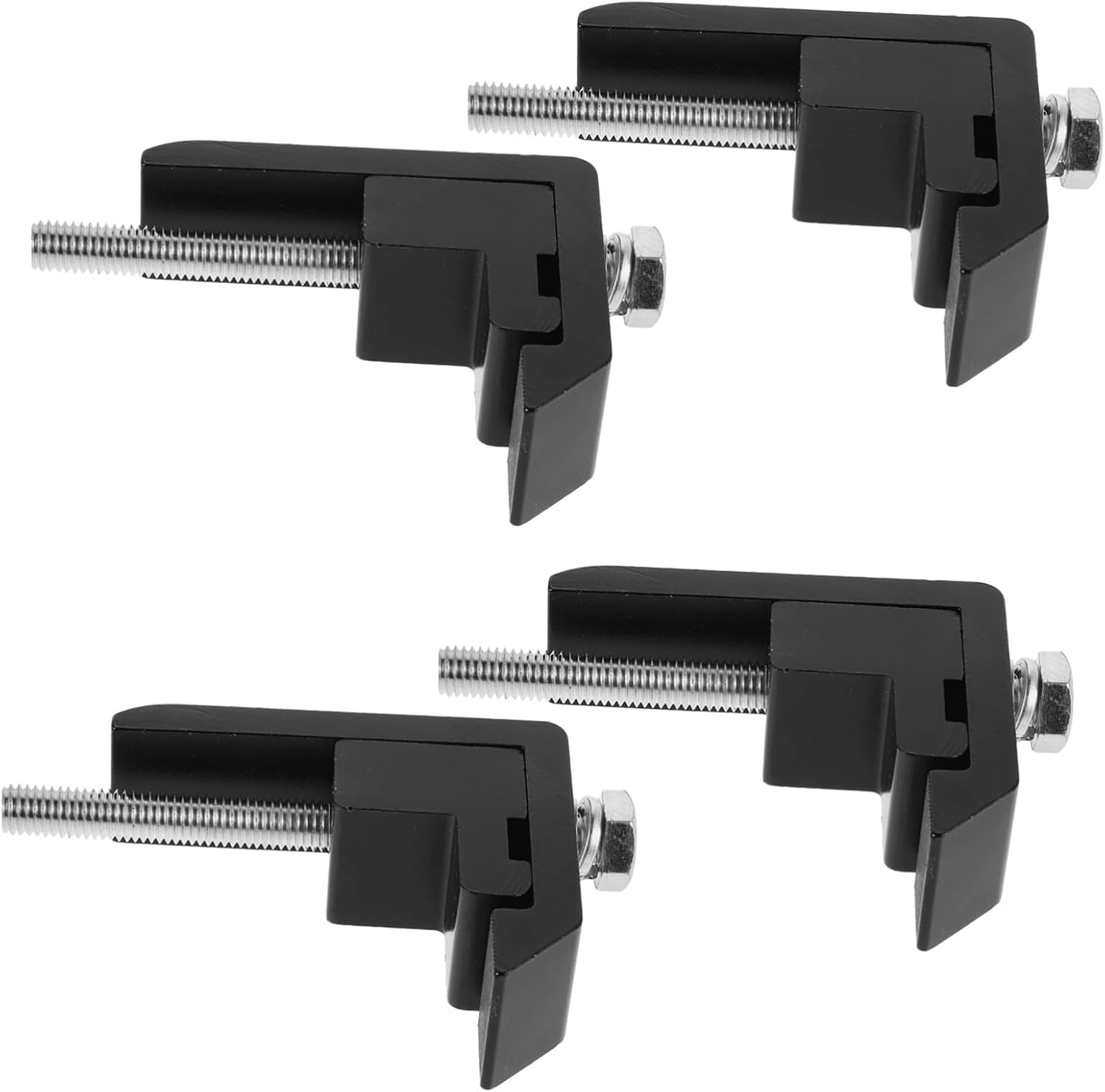 Heavy Duty Adjustable Aluminum Truck Bed Clamps Kit for Mid-Size Truck Track System Mounts Secure Utility Tonneau Cover Fastening Easy Installation and Strong Grip Accessories