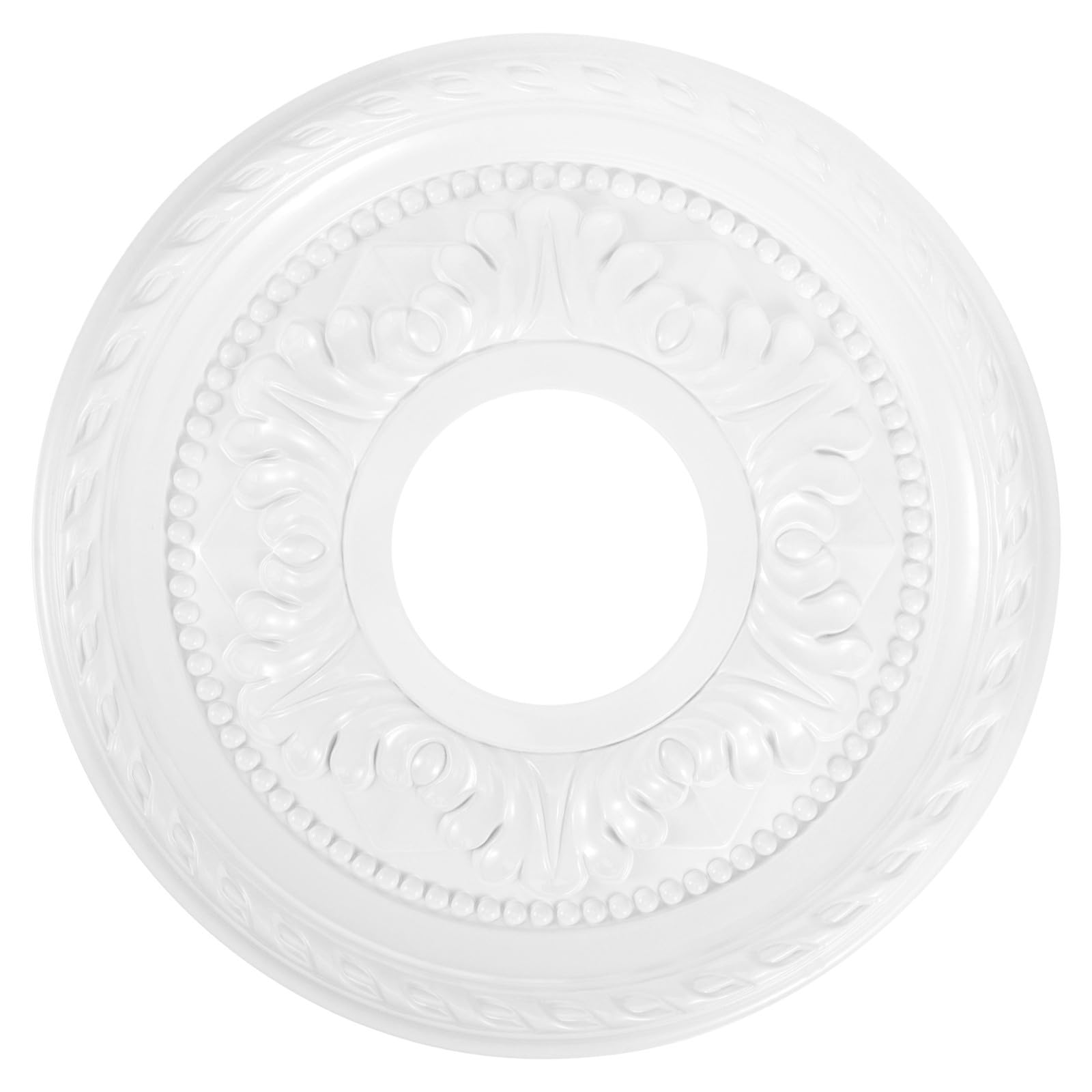 Medallón de techo para ventilador de pvc y poliuretano francés