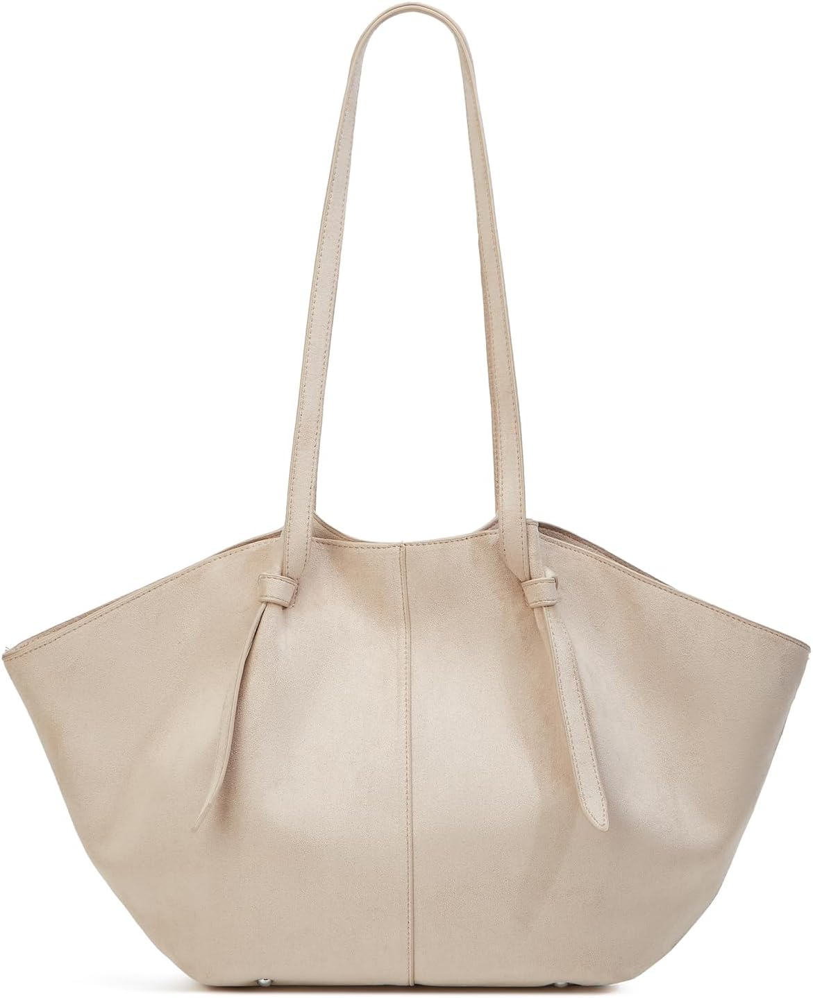 2 Pcs Suede Tote Bag for Women Trendy Crossbody Shoulder Purse Satchel Retro Hobo Purses Top Handle Handbags with Wallet