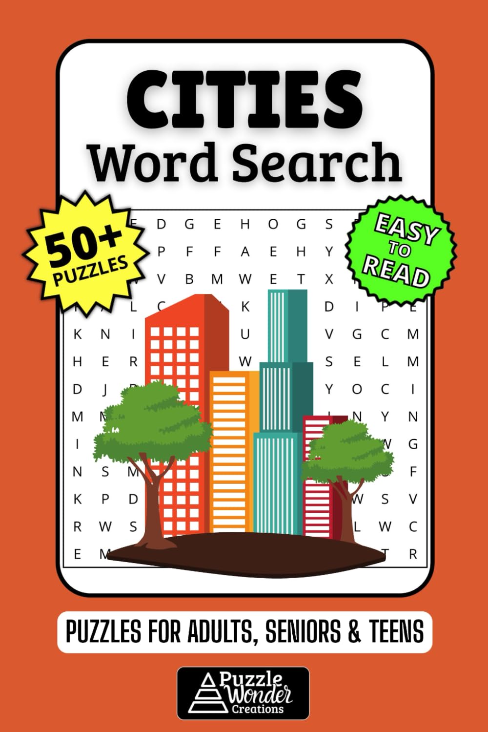 Cities Word Search Puzzle Book: Explore Iconic Cities, Landmarks & Cultures! ✨📖