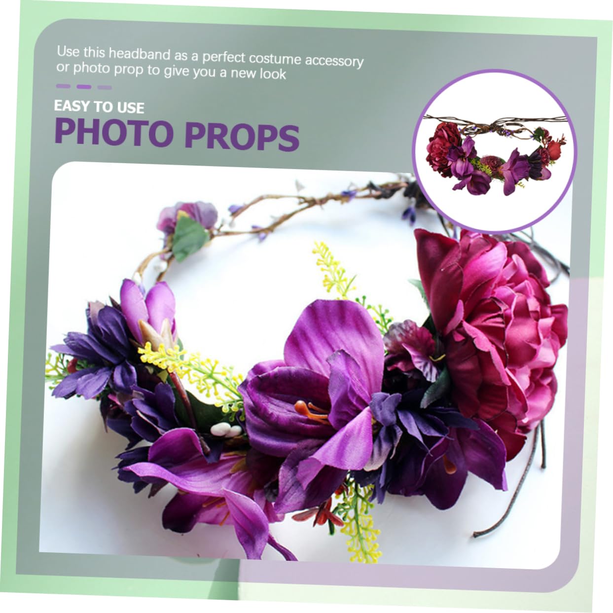 SOIMISS 3piezas Diadema De Flores De Novia Accesorio De Cabello Floral Para Bodas Tocado Banda De Tela Para Mujeres y