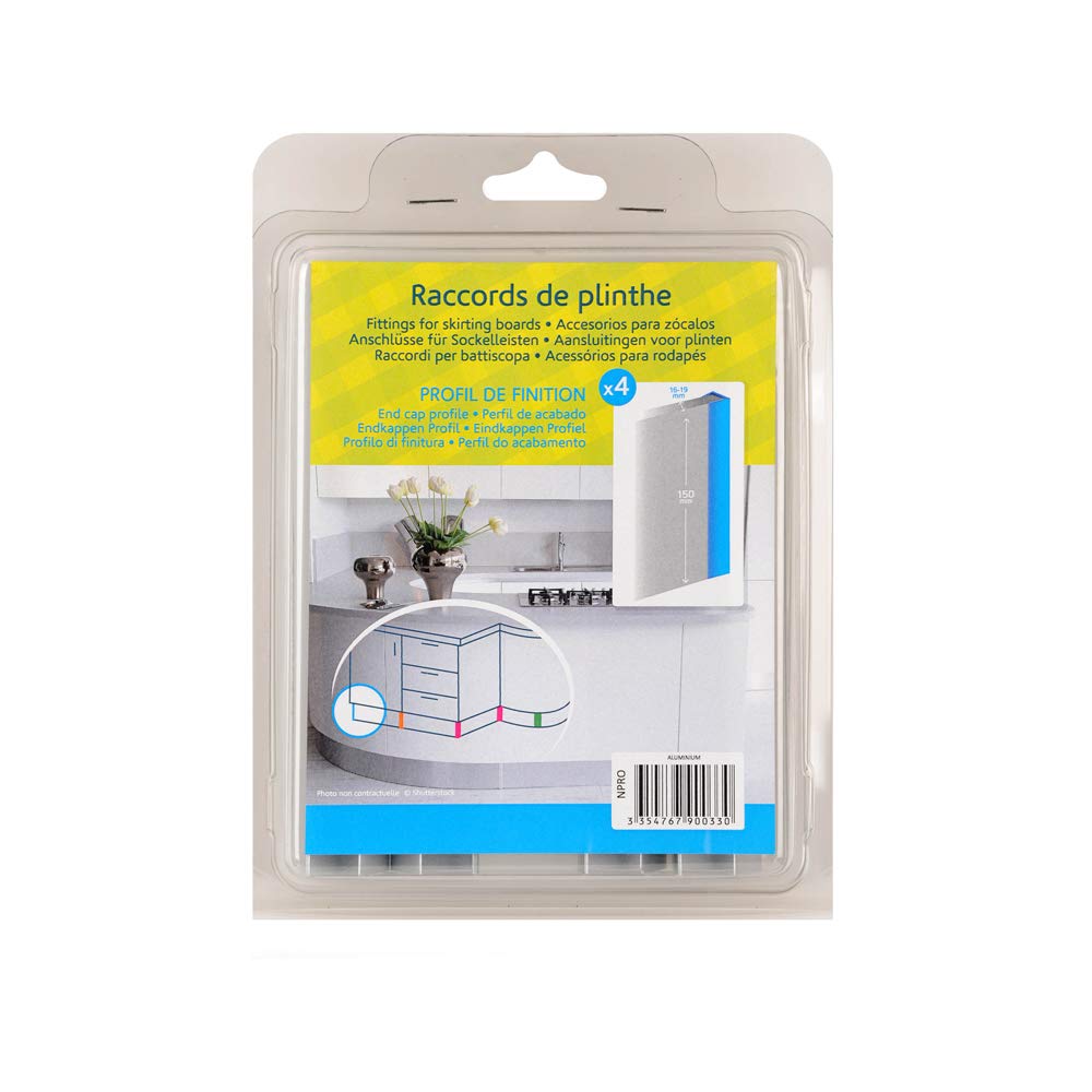 NORDLINGER PRO Kit ristrutturazione porta décor chêne et profils gris alu Adhésif