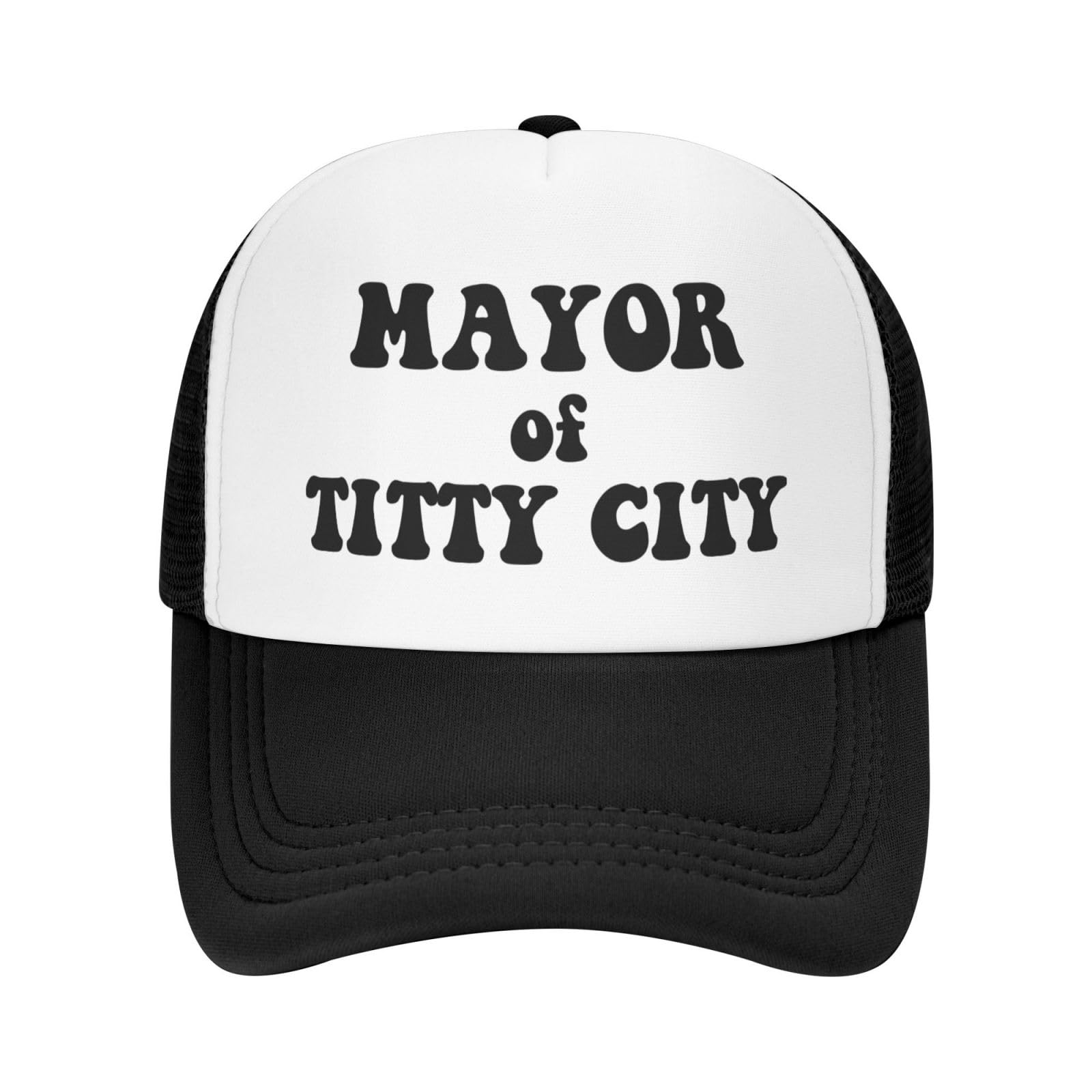 You Find It Offensive? I Find It Funny Trucker Hats for Women Black Men Retro Trucker Black Hats for Men