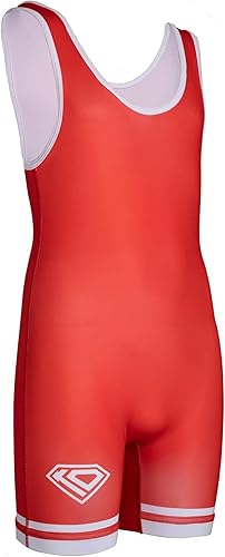 Miniatura 2 de KO Sports Gear - Soltero de lucha libre unisex, cómodo y transpirable, elástico en 4 direcciones, gama completa de tallas para jóvenes y adultos