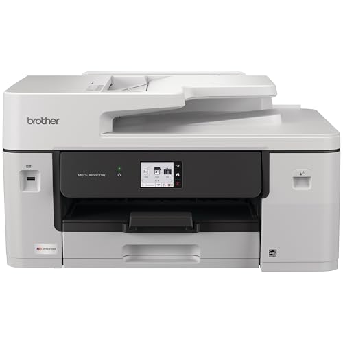 Brother MFC-J6560DW Inkvestment A3 Colour Inkjet Multi-Function Printer, Wi-Fi, Duplex, Print/Scan/Copy/Fax, 31ppm