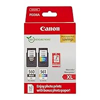 Canon Confezione multipla cartucce d'inchiostro stampanti PG-560XL/CL
