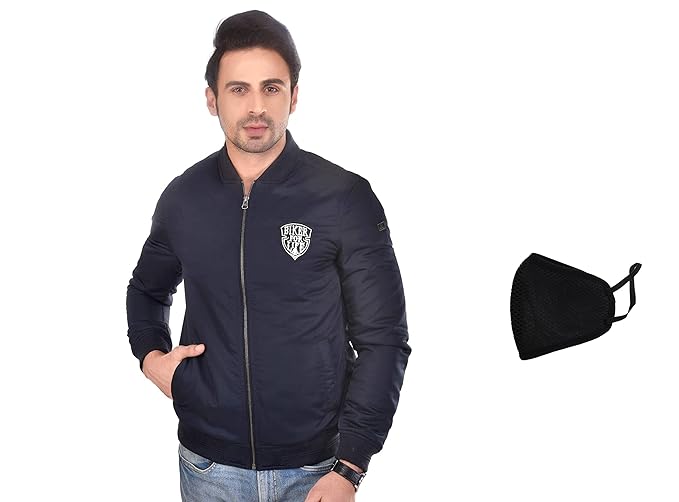 polyester bomber jacket