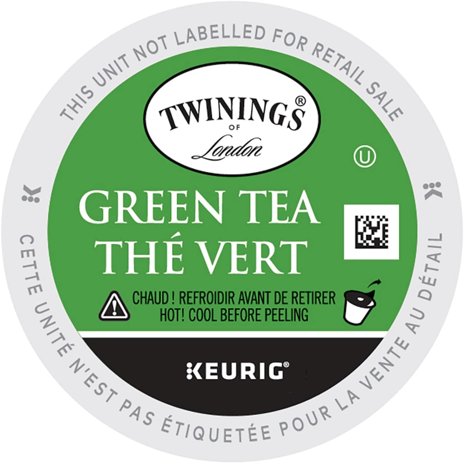 Pure Green Tea K-Cup Pods for Keurig, 24 Count (Pack of 2), Smooth Flavour, Enticing Aroma, Caffeinated, Enjoy Hot or Iced