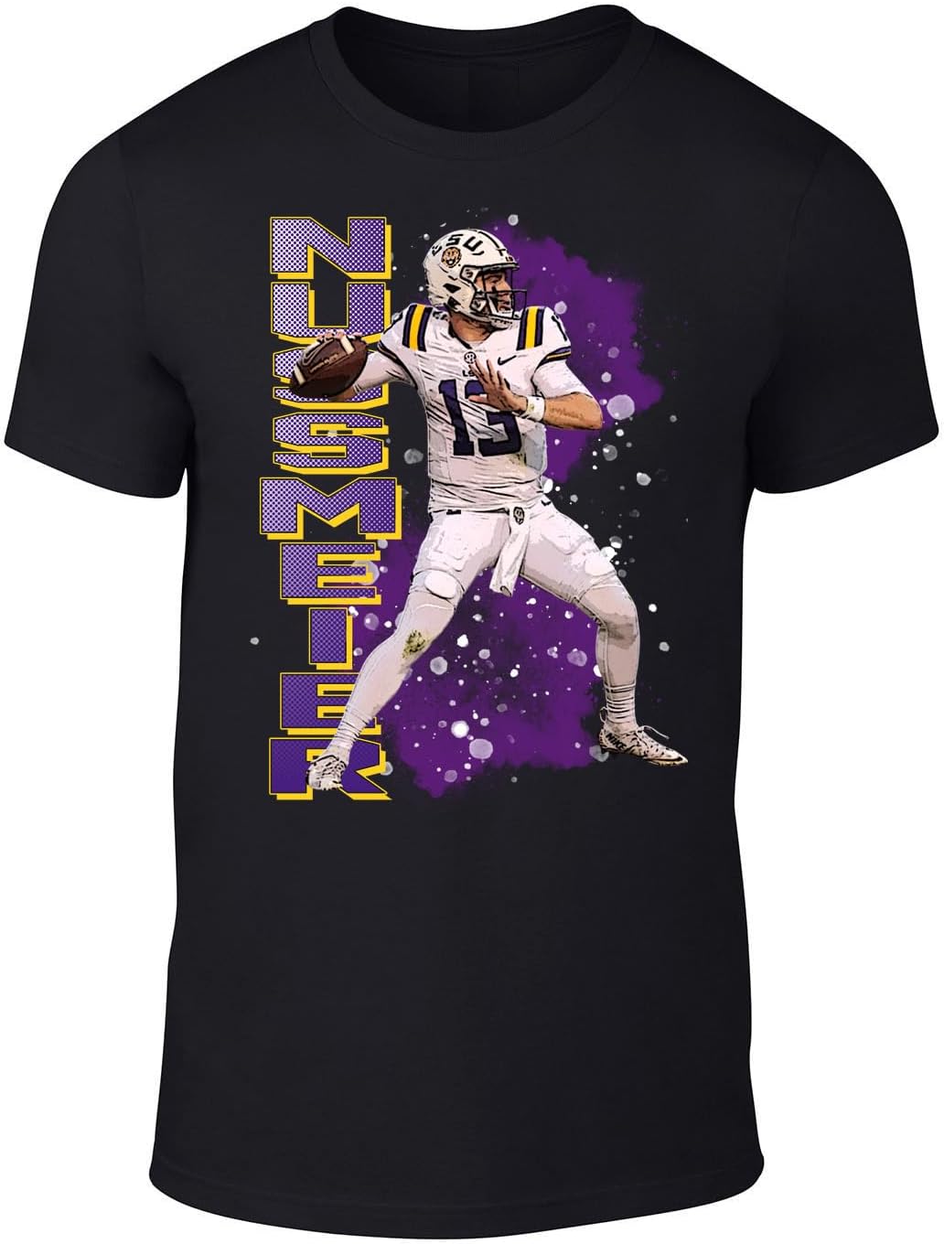 Garrett Nussmeier Bootleg Style Throwback Style T-Shirt Men's Adult