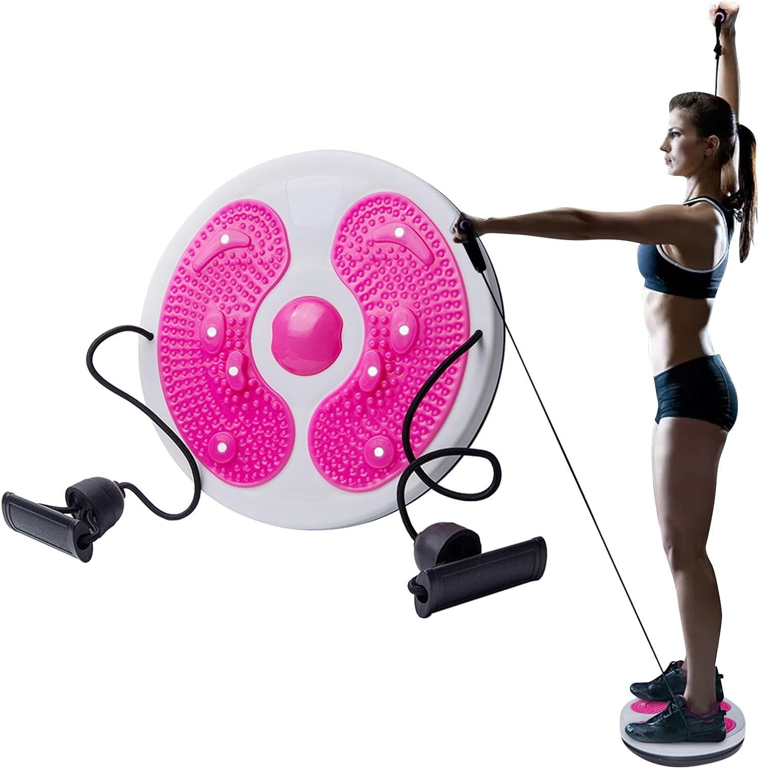 Evita el sedentarismo con el disco de fitness portátil para un trabajo muscular dirigido