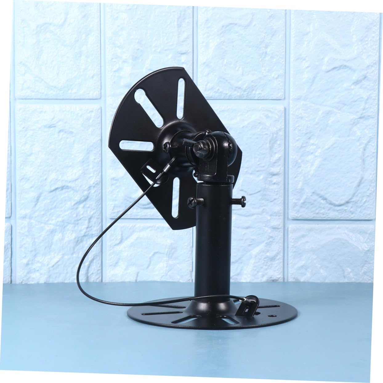 Uonlytech Soporte 2 Negro Piezas para Altavoces de Acero Pared