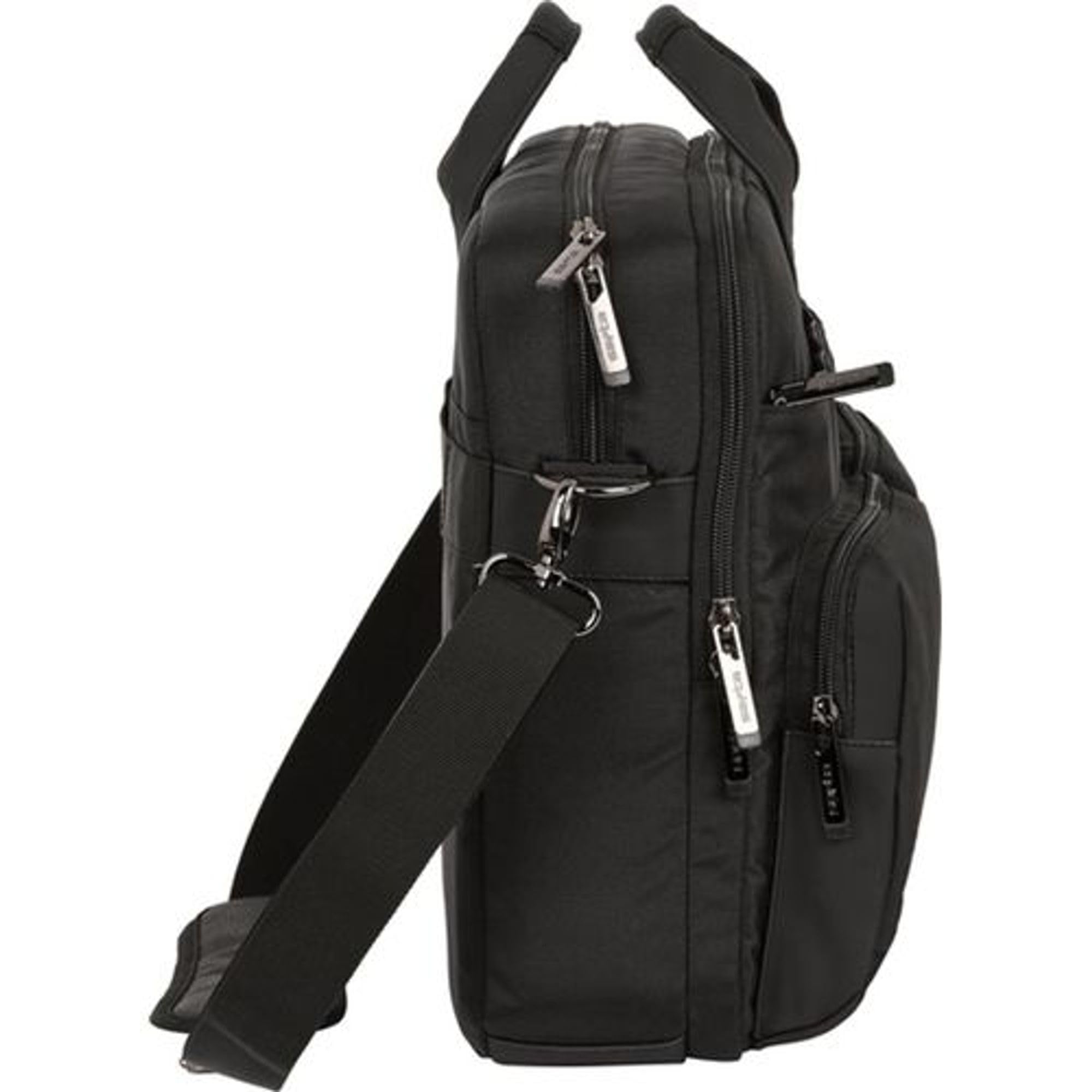 SAFTA | Maletín Portátil 15,6 Pulgadas y Tablet 10,6'' Business Black – Maletín Portátil Compartimentos Acolchados y Conexión USB Exterior, Ideal para Oficina y Viajes