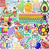 120 Pcs Fidget Toy Pack Fidget Pack Anti-Anxiety Tools,Pop Mini Fidget Block Set Stress Relief Toys