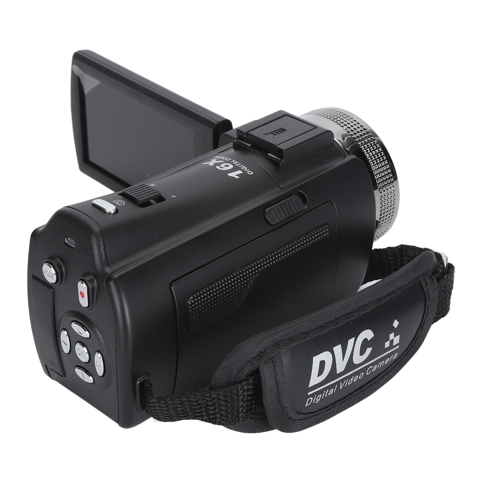 Videocamera Full HD 1080P 30MP, Registrazione Video Digitale Handycam Con Schermo LCD TFT da 3,0 Pollici, Zoom Digitale 16X e Visione Notturna a Infrarossi