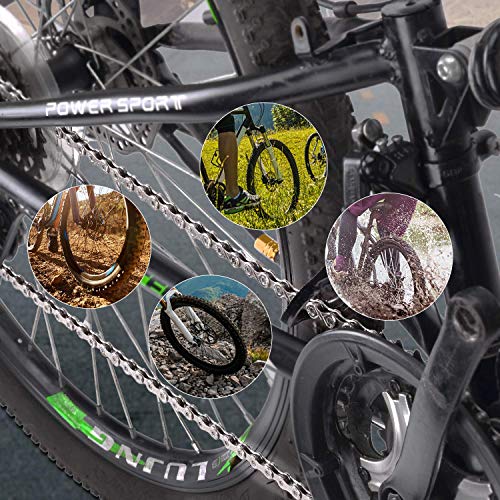 Tongli 10 Speed/9 Speed Bike Chain - 116 Links - 1/2 X 11/128 Inch - Compatible With Shimano/Kmc/Campagnolo/Sram For Road & Mountain Bike #TOP5