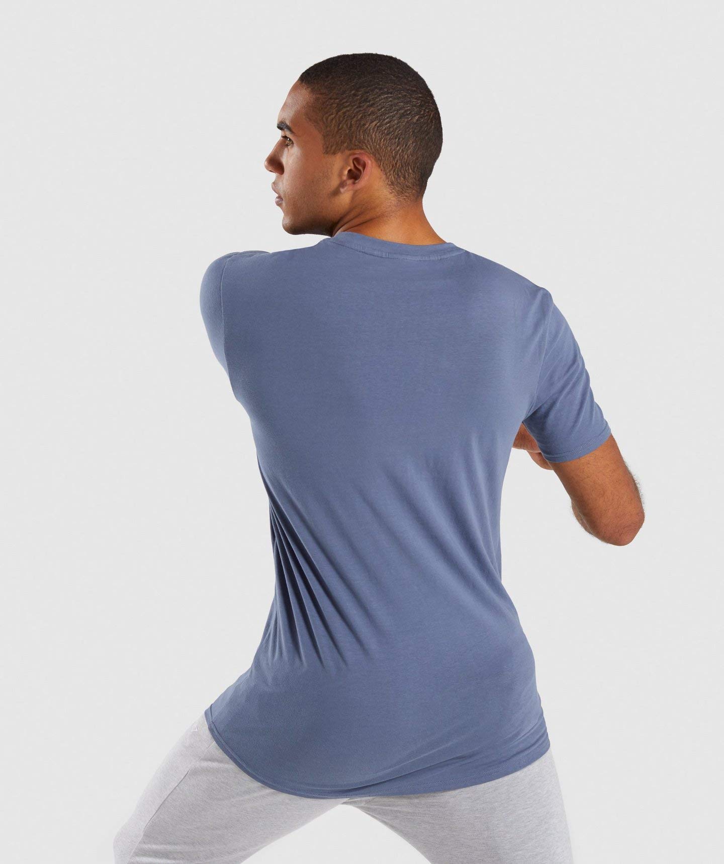 Amazon.co.jp: GymShark ジムシャーク ARK Tシャツ エーゲブルー