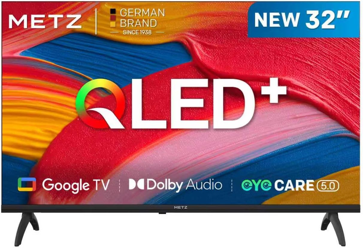 Metz TV 32 Pulgadas Smart TV, 32MQF7000Z, QLED, Smart TV 32 Pulgadas, HDR10, Do…
