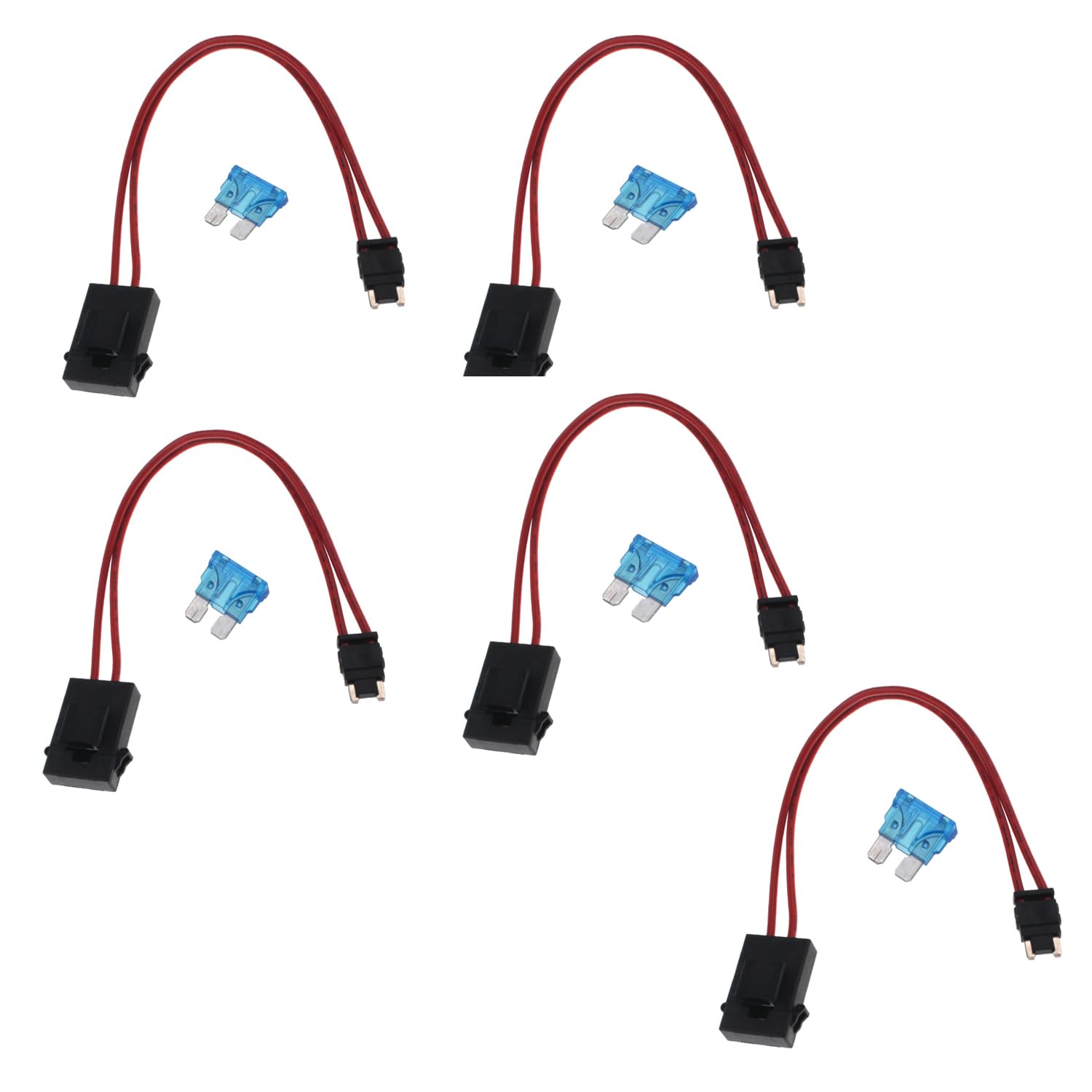 Adaptateur fusible voiture 32V robuste avec extension de fil 16 AWG