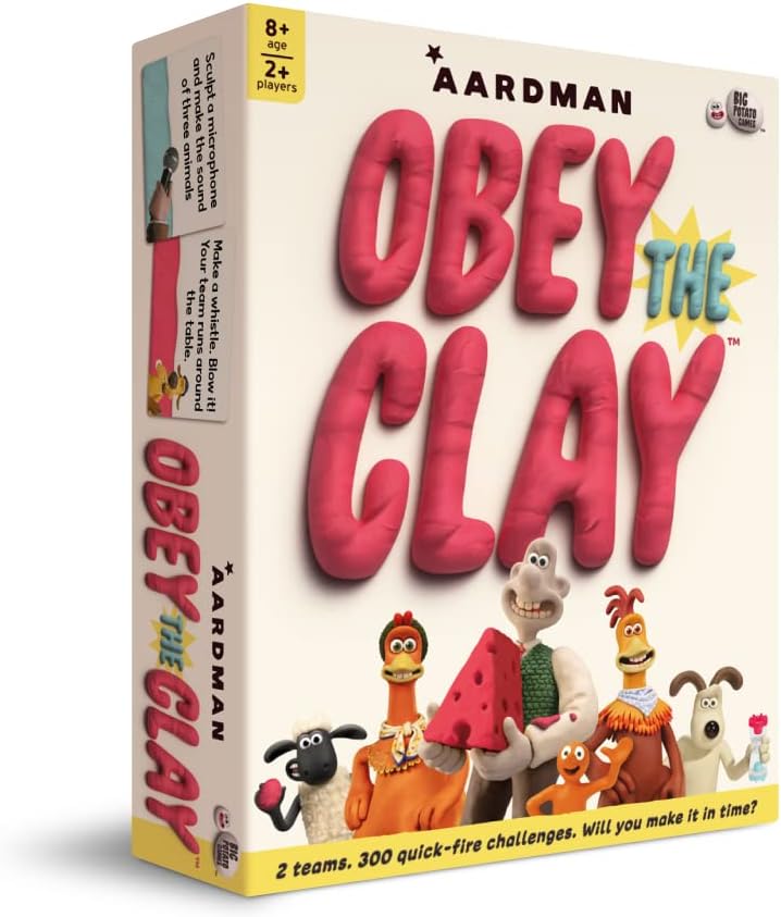 Obey the Clay: Wallace and Gromit, Shaun the Sheep, Chicken Run Family Game for Kids and Adults and Teens