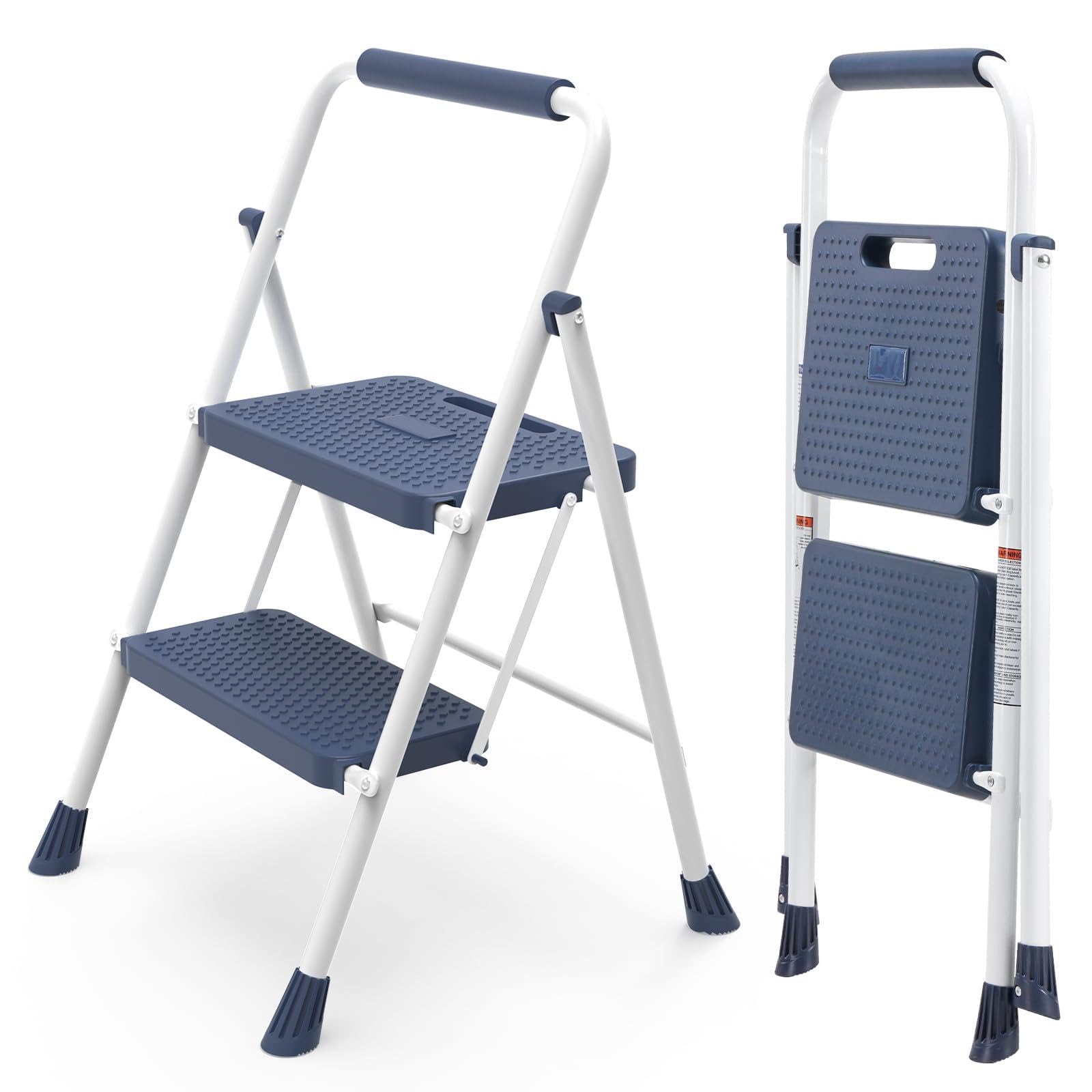 Sweetcrispy 2 Step Ladder Blue
