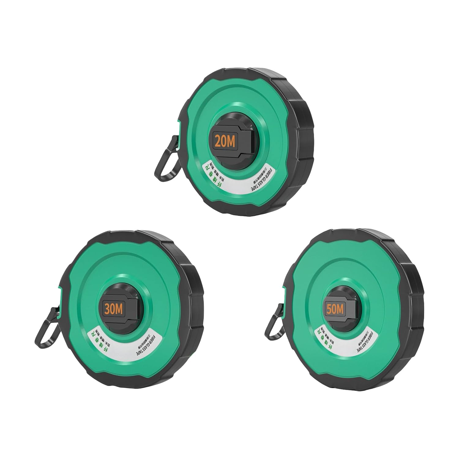 Fiber Tape Measure Double Side Scale Measuring ABS Casing Measure for Construction & Projects Precisions Measurement Tool