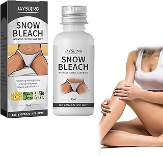 Snow Bleach Cream, Dark Skin Bleaching Cream, Dark Spot Corrector Cream for Face and Body, Dark Skin Whitening Cream Intimate Area, Skin Bleaching Cream, Armpit, Knees,Elbows, Private Areas (1PC)