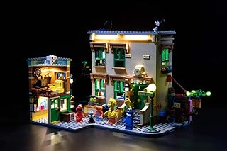 Brick Loot Deluxe LED Light Kit for Your Lego Ideas 123 Sesame Street Set 21324 – Great Educational STEM Project - Note: The Model is NOT Included