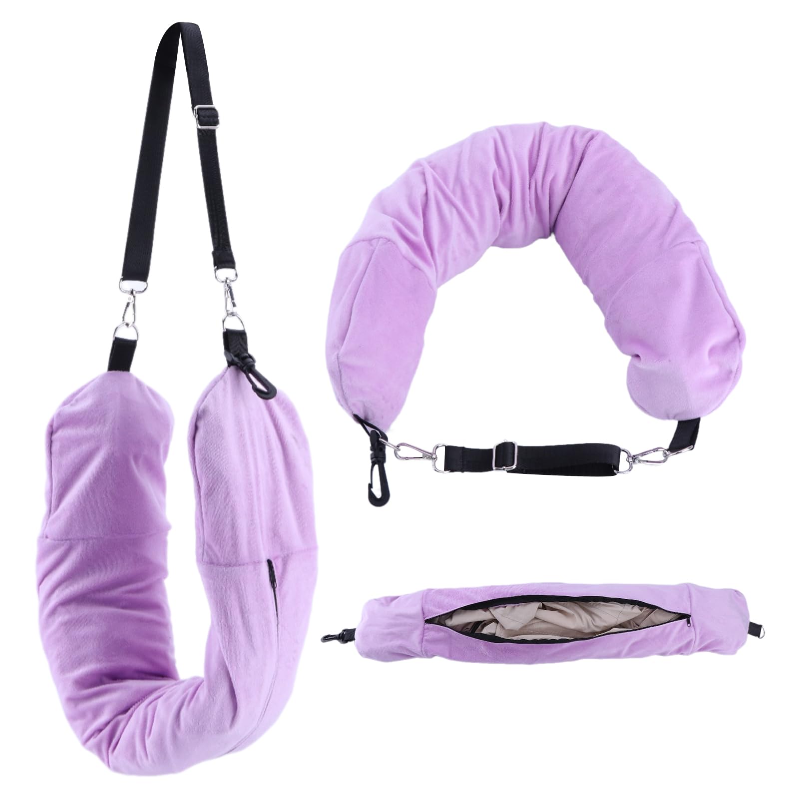 Jazuaiao Pillow Storage Bag for Extra Luggage Stuffable Neck Pillow Case Cover Travel Neck Stuffable with Clothes Travel with Clothes Storage Bag