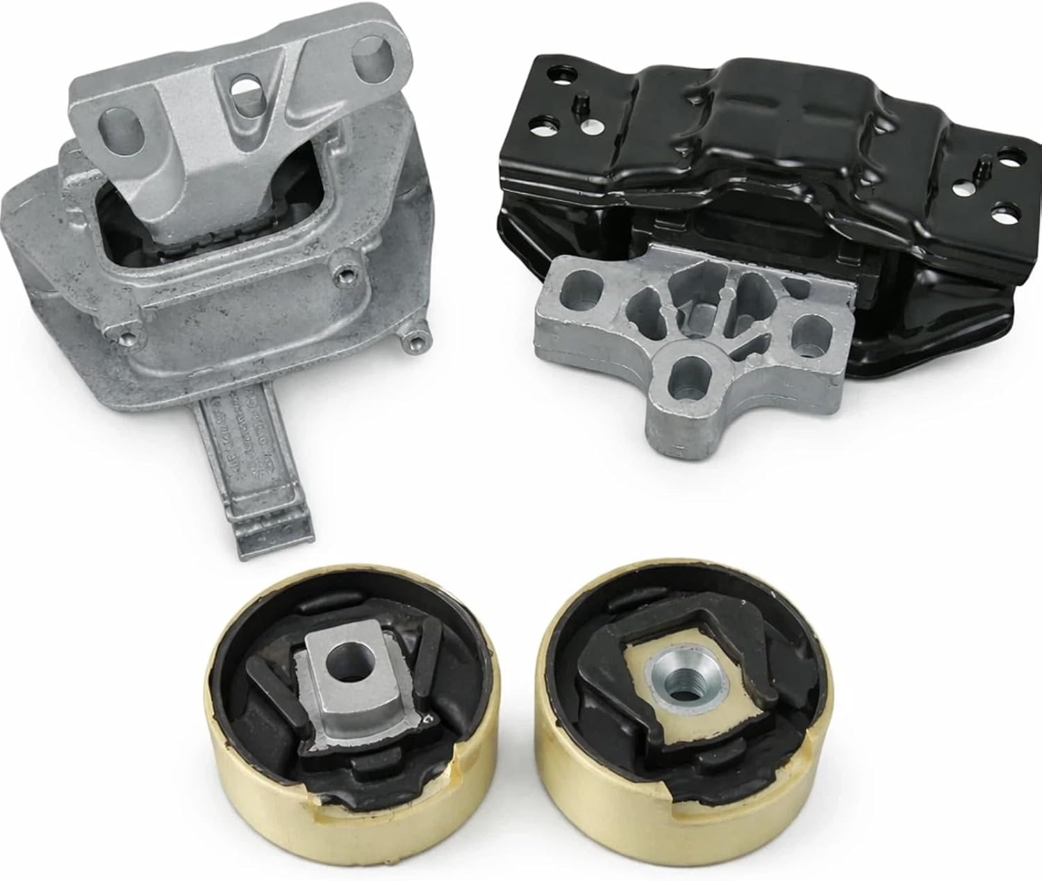 Engine Mount Kit Transmission Mount Kit 4PCS for Volkswagen Atlas 2018-2023 Atlas Cross Sport 2020-2023 Teramont V6 3.6L 2019 2022 Replacement for 3QF199262G 5Q0198037A 5QA199555F