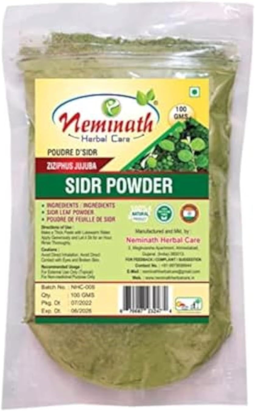 – Sidr Powder for hair (100 Grams) (Zizyphus jujuba) Natural Hair conditioner