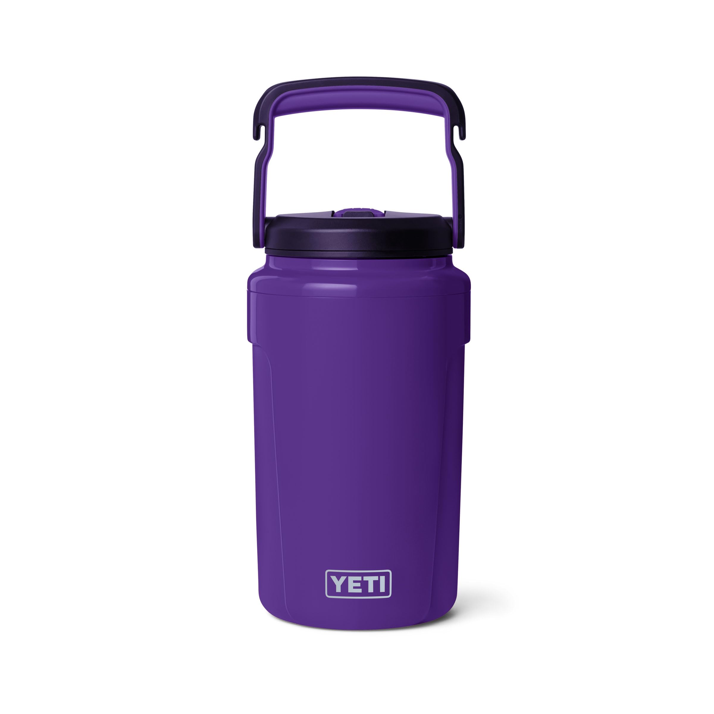 YETI Silo Half Gallon Insulated Straw Cap Water Jug – Leakproof, Lightweight Sports Bottle with Fence Hook Handle – Keeps Drinks Ice-Cold – Ideal for Gym, Sports & Tournaments, Pace Purple