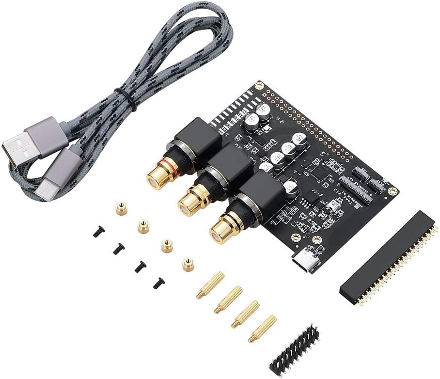 Khadas Tone Board High Resolution Audio Board VIMs, Compatible(Generic Edition) for Desktop PCs/Laptop PCs/Edge, Raspberry PIS and Other SBCs/All Other Devices via Included USB-C to USB-A 2.0 Cable