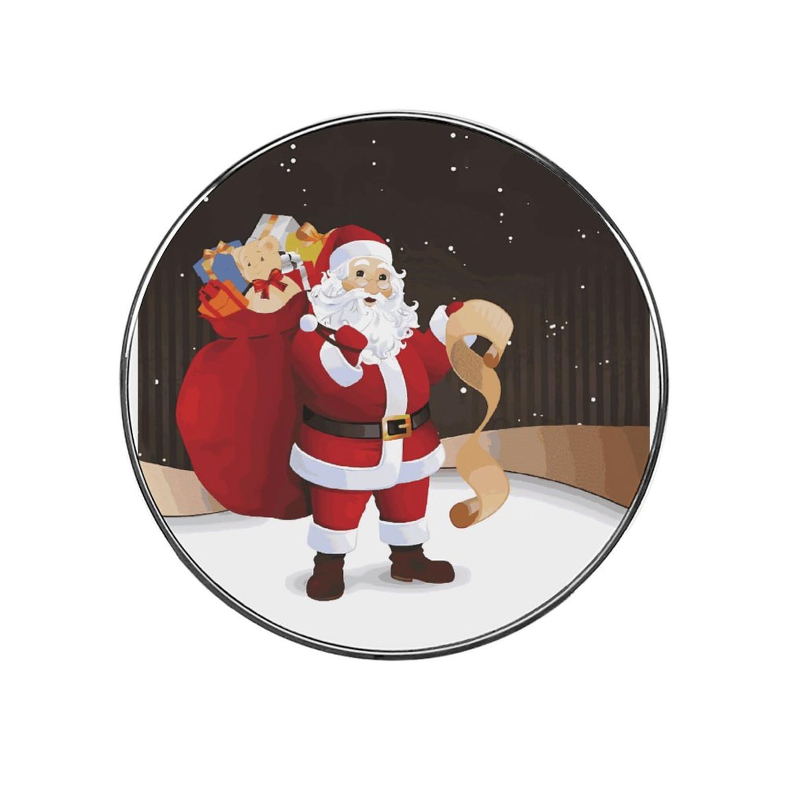Autocollant de porte de croisière de Noël, cadeau magnétique pour réfrigérateur