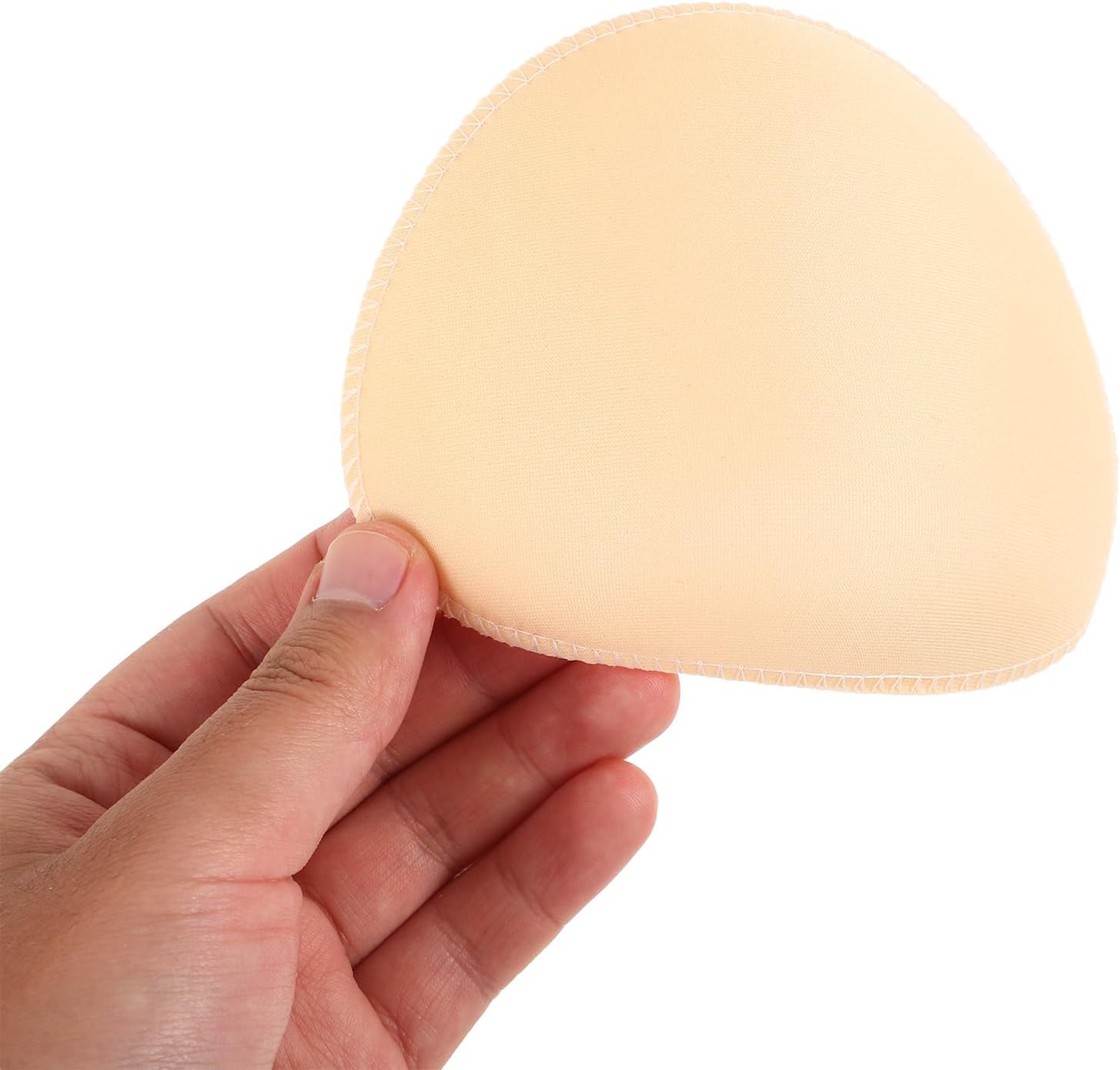 VALICLUD Sponge Shoulder Pads for Women Self-Adhesive Covered Set-in Shoulder Cushions for Blazer Coat Jacket Clothes Sewing Accessories 4.72X4.33X1.18 Inch Non-Slip Enhancer
