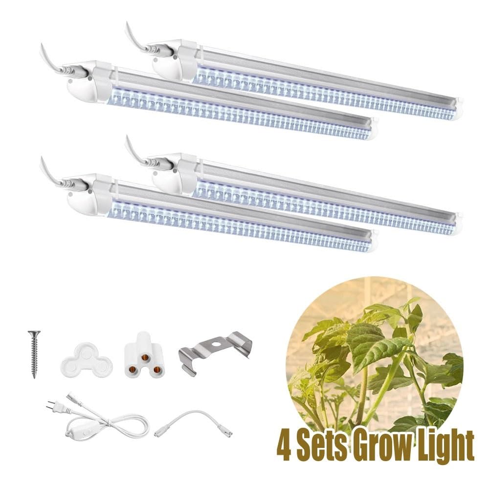 Lampada da coltivazione a LED for piante, spettro completo, luce bianca calda, sistema di idroponica,Raffreddamento silenzioso