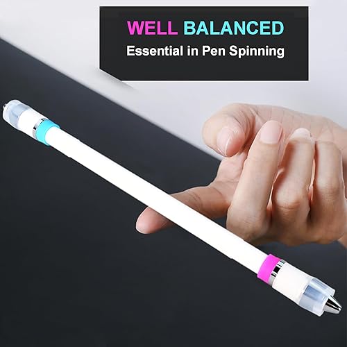 Miniatura 4 de Pen Spinning Mod Original Ivan Mod Buster CYL Peem Mod, bolígrafo giratorio con peso para principiantes, algodón de azúcar azul rosa agarre