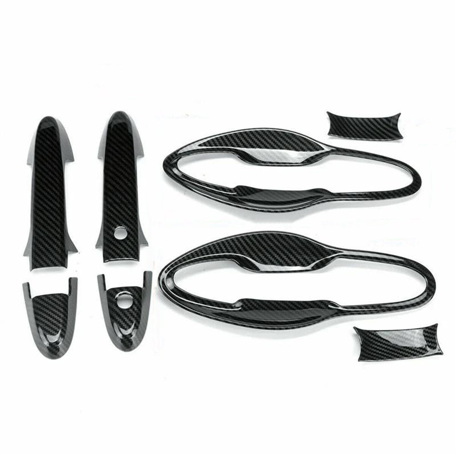 Kjhopy D Chrome Oor Handle Cover Trim Molding Catch Overlay Garnish Cap Cup Protector For Hrv Hr-V For Vezel 2014-2019 2015 2016 Exterior Oor Handle(D)